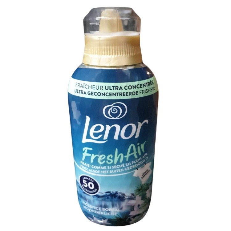lenor - fresh - air - solstice - boréal - 700 - ml - płyn - do - płukania - 50 - płukań - przód - opakowaniaa