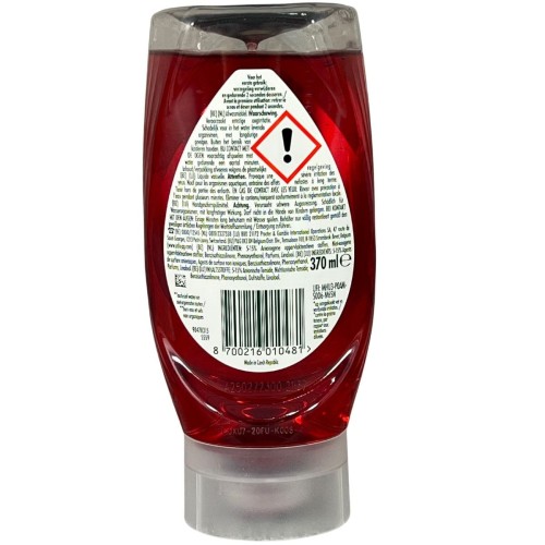 dreft max power pomegranate plyn do mycia naczyn 370 ml tyl