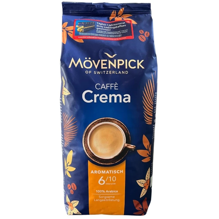 Mövenpick Caffè Crema kawa ziarnista 1 kg – przód opakowania