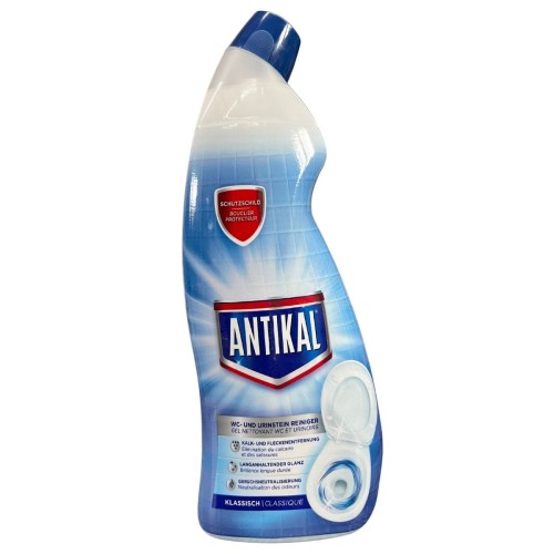 antikal wc gel klassisch 750 ml przód opakowania żel do wc usuwanie kamienia chemia z niemiec zlx.pl